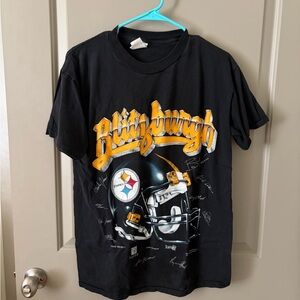 Black Pittsburgh Steelers Football Tee